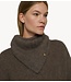 10DAYS Sjaal hairy knit bandana portobello