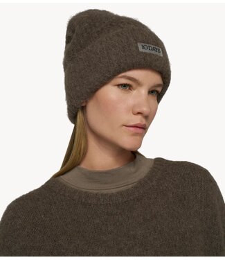 10DAYS Muts hairy knit beanie portobello