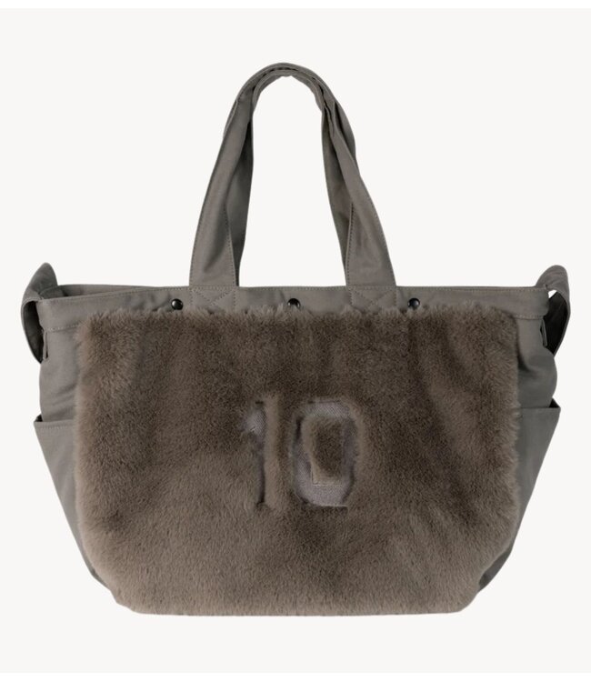 10DAYS Tas fluffy shopper portobello