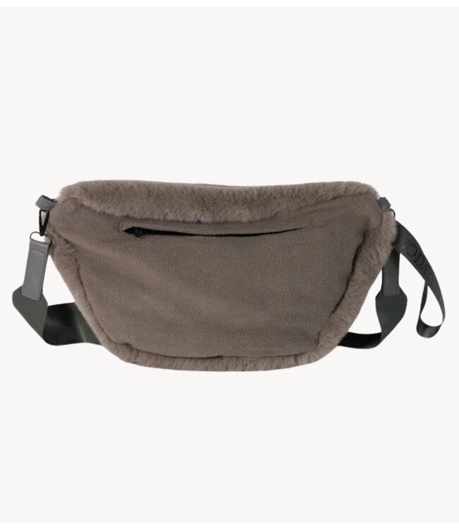 10DAYS Tas fluffy fanny pack portobello