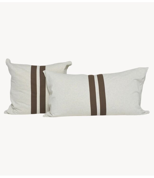 10DAYS Kussensloop pillow cover long 50x90 soft white melee