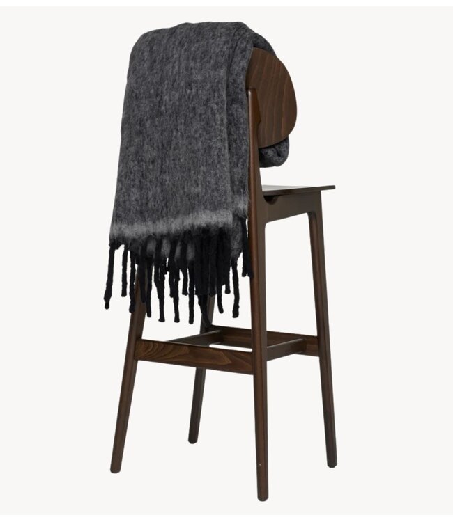 10DAYS Deken wool blend plaid black