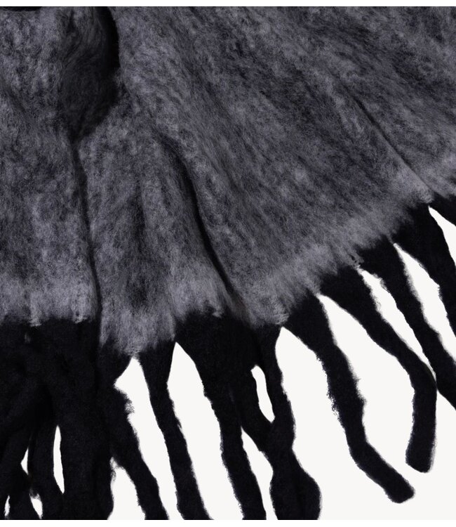 10DAYS Deken wool blend plaid black
