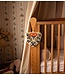 Doing Goods Hanger Floral White Tiger Gift Hanger