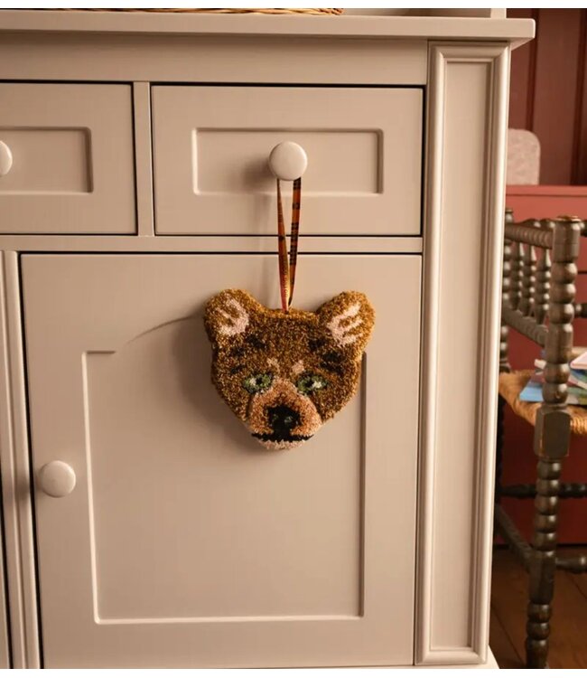 Doing Goods Hanger Archie Check Bear Gift Hanger