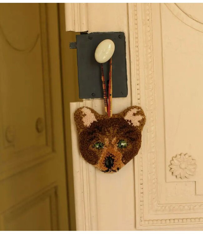 Doing Goods Hanger Archie Check Bear Gift Hanger