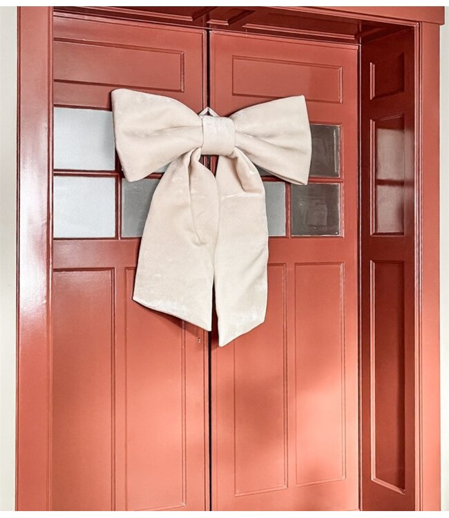 Strik Stoffen strik XL 100cm beige