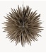 Kerstdecoratie Kerstster snow 60cm taupe met pendel