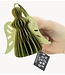 Kerstdecoratie Papieren honeycomb engel groen