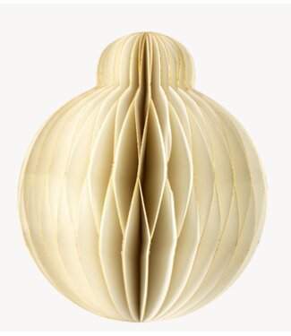 Kerstdecoratie Papieren honeycomb hanger wit