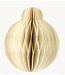 Kerstdecoratie Papieren honeycomb hanger wit