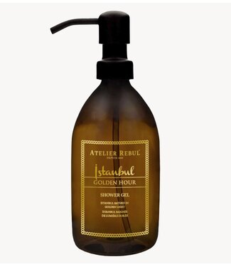 Atelier Rebul Shower gel ISTANBUL GOLDEN HOUR SHOWER GEL - PRINTED BOTTLE - GLASS (UNFILLED) - 500ML