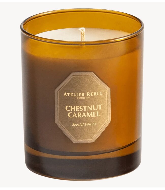 Atelier Rebul Geurkaars CHESTNUT CARAMEL SCENTED CANDLE - 210 G NEW YEAR 2027