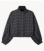 Refined Department Jas ladies woven oversized check jacket SKYE check