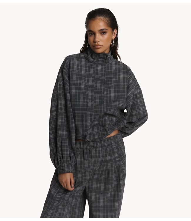 Refined Department Jas ladies woven oversized check jacket SKYE check