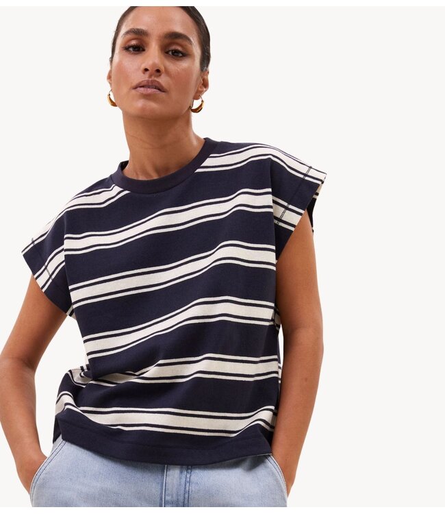 BY-BAR Top mason stripe top grain navy stipe