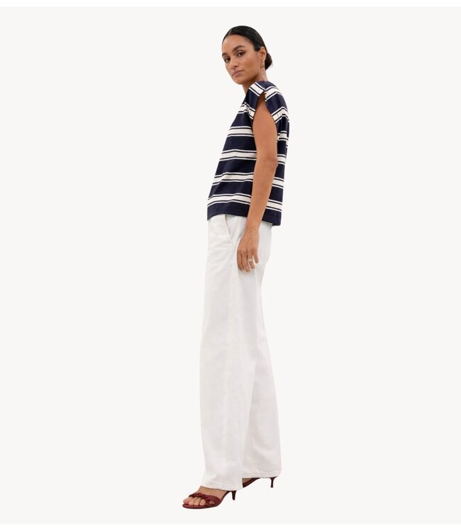 BY-BAR Top mason stripe top grain navy stipe