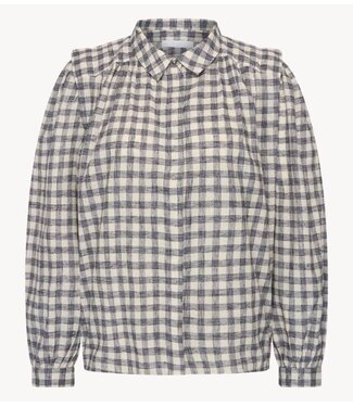 BY-BAR Blouse maia check blouse ash grey check
