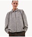 BY-BAR Blouse maia check blouse ash grey check