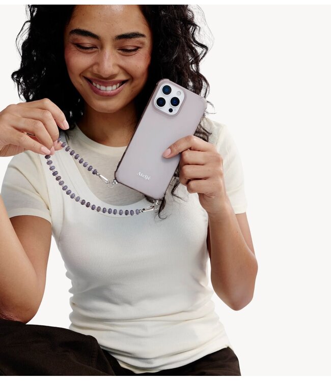 Ateljé Telefoonkoord  short Slate cord