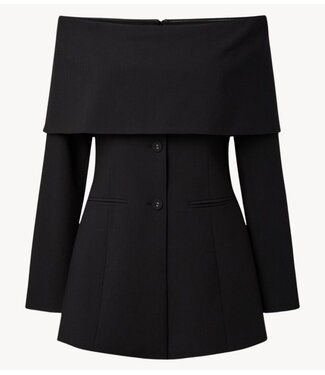 YAS Blazer YASFELLY LS OFF SHOULDER BLAZER S. Black