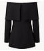 YAS Blazer YASFELLY LS OFF SHOULDER BLAZER S. Black
