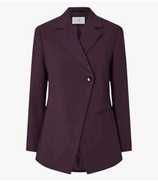 YAS Blazer YASBETHY LS WRAP BLAZER Plum Perfect