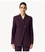 YAS Blazer YASBETHY LS WRAP BLAZER Plum Perfect