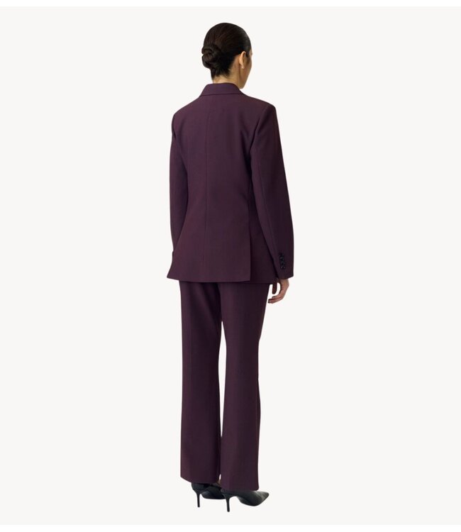 YAS Blazer YASBETHY LS WRAP BLAZER Plum Perfect