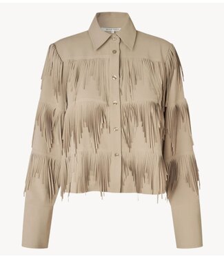 Second Female Shirt Dancing Cropped Shirt Chinchilla