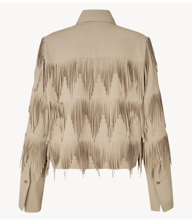 Second Female Shirt Dancing Cropped Shirt Chinchilla