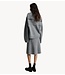 Second Female Vest Alpha Knit Collar Cardigan Mid Grey Melange
