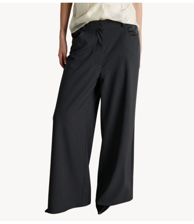 Second Female Broek Jennas Trousers Asphalt
