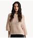 Second Female Trui Glora SS Knit Pullover Cream Tan