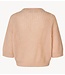 Second Female Trui Glora SS Knit Pullover Cream Tan