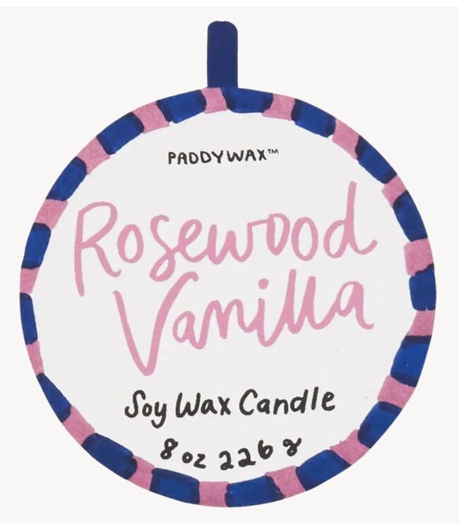 Paddywax Kaarsen A Dopo 8oz./226g Hearts Ceramic Candle ‐ Rosewood Vanilla