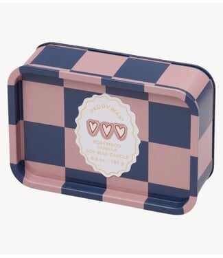 Paddywax Kaarsen A Dopo 6.5oz/184g Hearts Printed Tin Candle ‐ Rosewood Vanilla