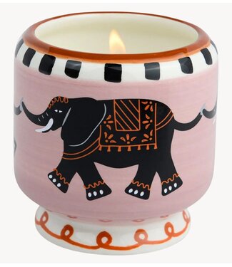 Paddywax Kaarsen A Dopo 8oz/226g Elephant Ceramic Candle ‐ Tobacco Vanilla
