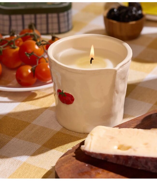Paddywax Kaarsen Bistro 8oz/226g Tomato Ceramic Candle ‐ Heirloom Tomato