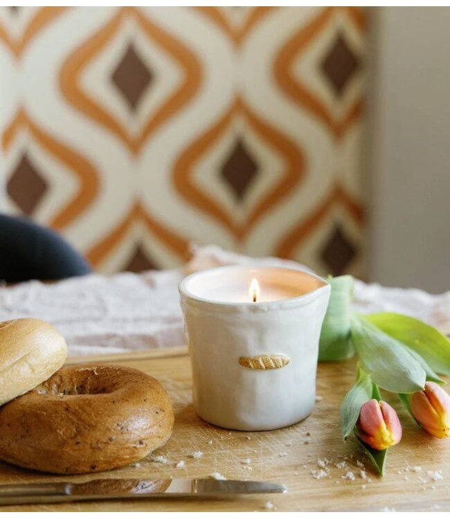 Paddywax Kaarsen Bistro 8oz/226g French Baguette Ceramic Candle ‐ Rosemary Thyme