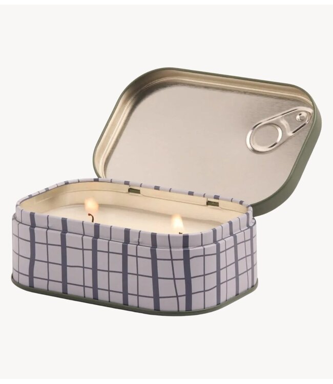 Paddywax Kaarsen Bistro 4.5oz/127g Olive Printed Tin Candle ‐ Fig & Olive