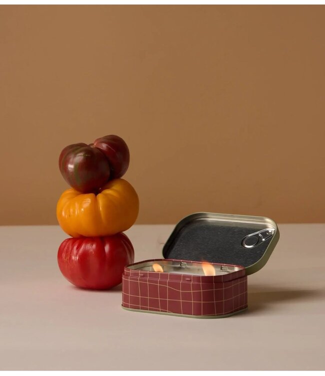 Paddywax Kaarsen Bistro 4.5oz/127g Tomato Printed Tin Candle ‐ Heirloom Tomato