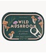 Paddywax Kaarsen Bistro 4.5oz/127g Mushroom Printed Tin Candle ‐ Wild Mushroom