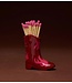 Paddywax Luciferdoosje Nashville Ceramic Boot Match Holder (25 Pcs) ‐ Red & Pink