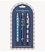 Paddywax Pennen A Dopo Set of 3 Pens ‐ Eye, Moon, Stripe