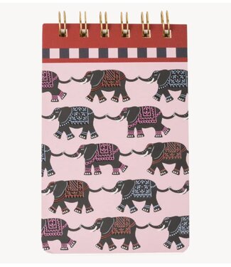 Paddywax Notitieboekje A Dopo Twin Wire Notepad ‐ Elephant