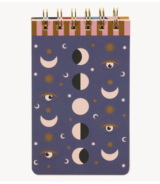 Paddywax Notitieboekje A Dopo Twin Wire Notepad ‐ Moon Phases