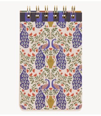 Paddywax Notitieboekje A Dopo Twin Wire Notepad ‐ Peacock