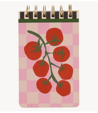 Paddywax Notitieboekje A Dopo Twin Wire Notepad ‐ Tomato