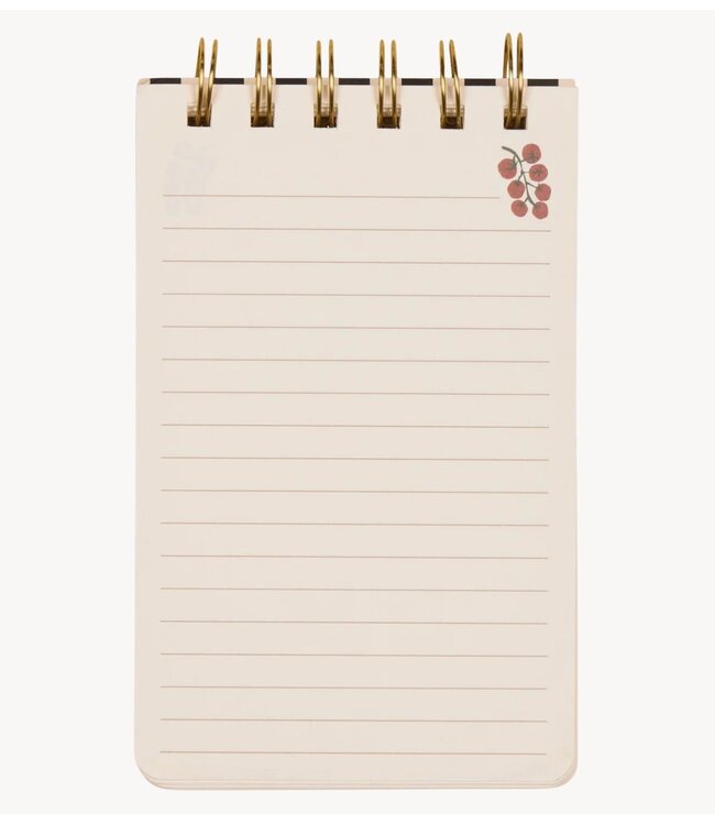 Paddywax Notitieboekje A Dopo Twin Wire Notepad ‐ Tomato